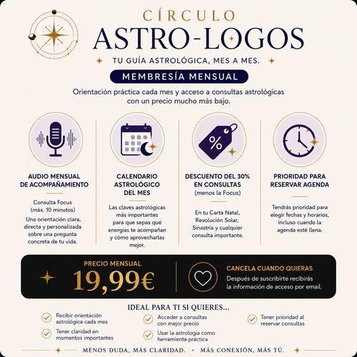 Círculo Astro-Logos | Membresía mensual